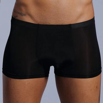 Riolio Man Underpants Boxershorts Ice Silk Cool Men Boxer Trunk Underwear Men’s Panties Pajama Shorts Loungewear Arrow Pants